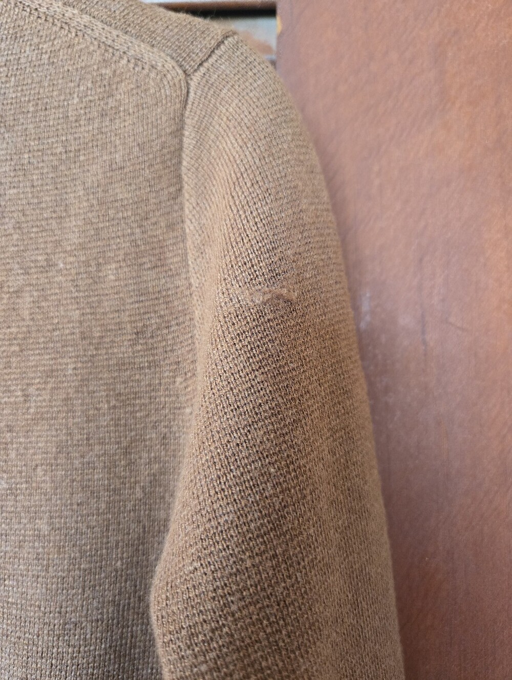 J.Crew Giselle Long Sweater-Blazer Walnut Brown, Gold Buttons, Size XXS - Picture 6 of 10